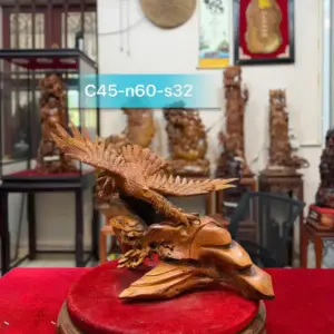 ai-bang-san-G5364-1 Tượng Đại Bàng Săn Mồi Gỗ Hương Ta Liền Khối G5364