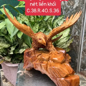 ai-bang-san-G5845-1 Tượng Đại Bàng Săn Mồi Gỗ Hương Ta Gia Lai Hàng Kỹ Nét Liền Khối G5845