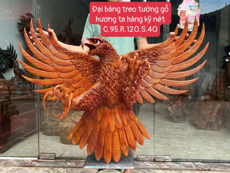 ai-bang-treo-G5715-1 Tượng Đại Bàng Treo Tường Gỗ Hương Ta Gia Lai Hàng Kỹ Nét G5715