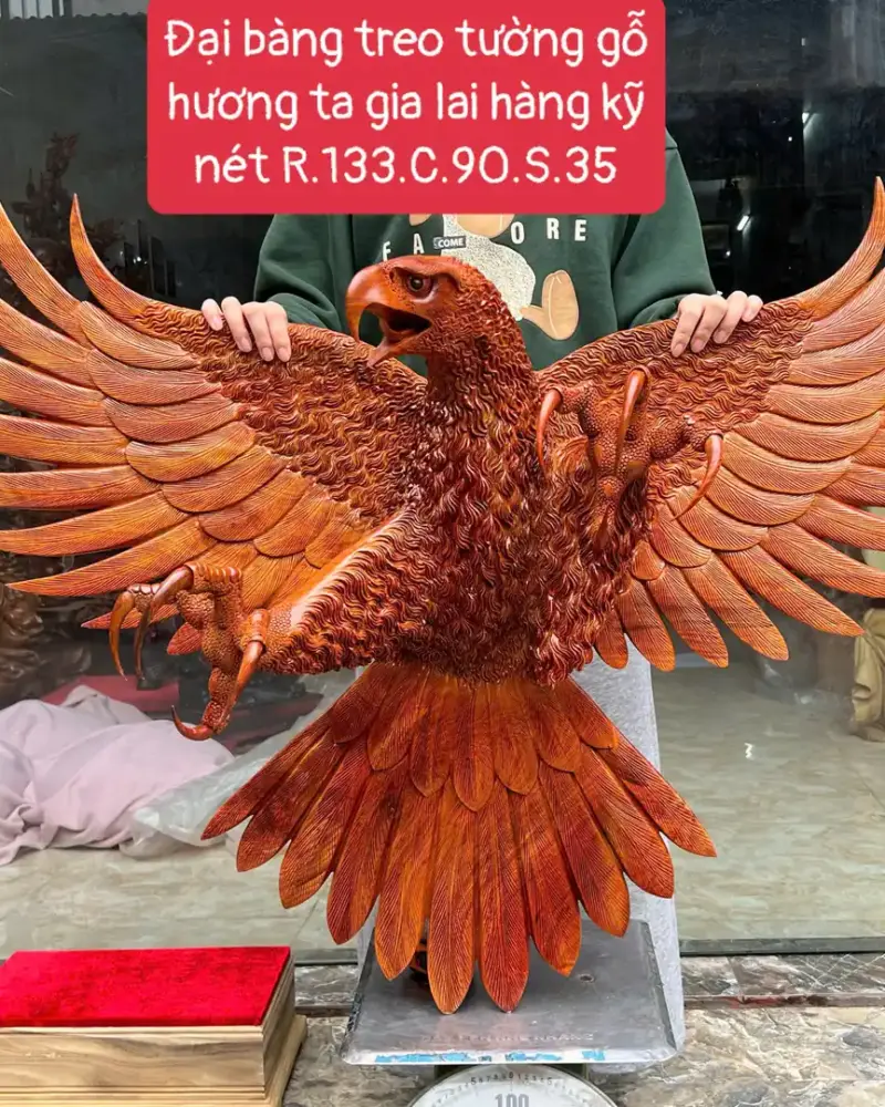 ai-bang-treo-G5716-1 Tượng Đại Bàng Treo Tường Gỗ Hương Ta Gia Lai Hàng Kỹ Nét G5716