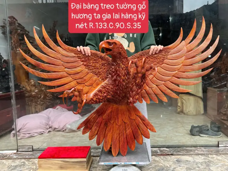ai-bang-treo-G5716-1 Tượng Đại Bàng Treo Tường Gỗ Hương Ta Gia Lai Hàng Kỹ Nét G5716