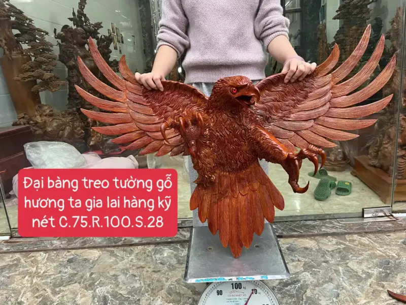 ai-bang-treo-G5795-1 Tượng Đại Bàng Treo Tường Gỗ Hương Ta Gia Lai Hàng Kỹ Nét G5795