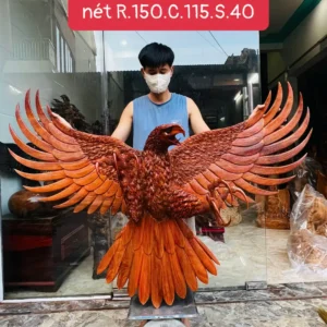 ai-bang-treo-G6082-1 Tượng Đại Bàng Treo Tường Gỗ Hương Ta Gia Lai Hàng Kỹ Nét Liền Khối G6082
