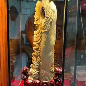 ai-the-chi-bo-tat-go-hoang-an-G5621-5 Tượng Đại Thế Chí Bồ Tát Gỗ Hoàng Đàn Tuyết Lạng Sơn Liền Khối Hàng Siêu Kỹ Nét Tỉ Mỉ Đã Lên Tuyết G5621