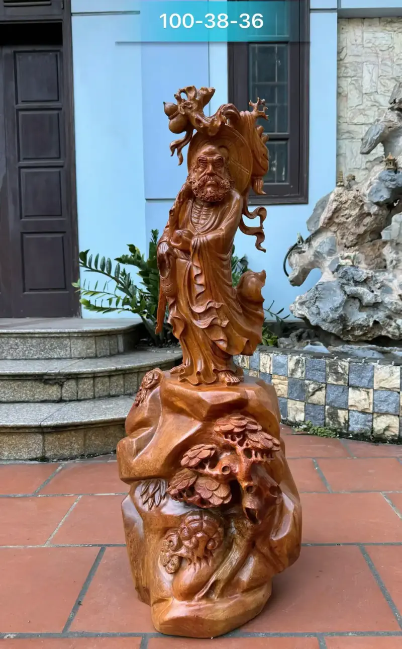 at-ma-giao-hoa-go-huong-ta-G5366-5 Tượng Đạt Ma Giáo Hoá Gỗ Hương Ta Liền Khối G5366