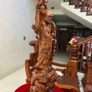 at-ma-go-G6274-3 Tượng Đạt Ma Gỗ Sưa Bắc Liền Khối Hàng Làm Kỹ Sắc Nét G6274