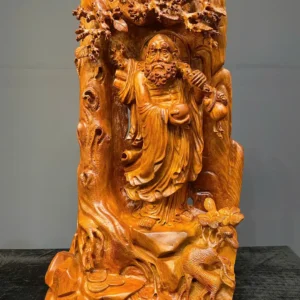 at-ma-go-huong-ta-G5894-1 Tượng Đạt Ma Gỗ Hương Ta Liền Khối G5894