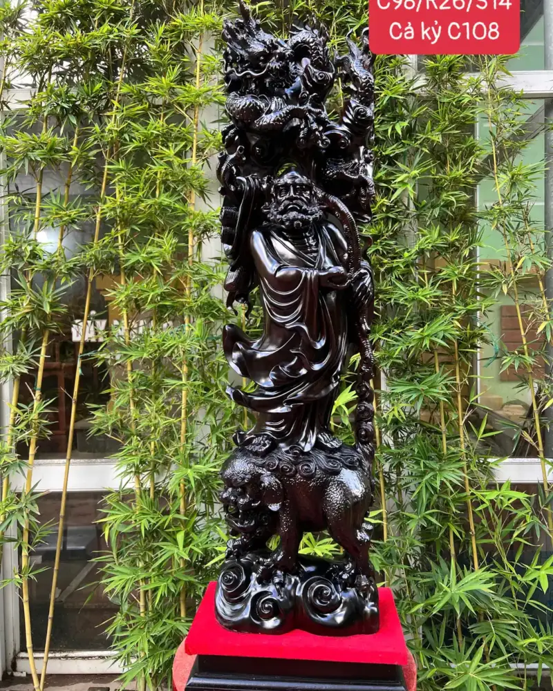at-ma-hang-G5367-1 Tượng Đạt Ma Hàng Long Phục Lân Hàng Kỹ Gỗ Mun Hoa Liền Khối G5367