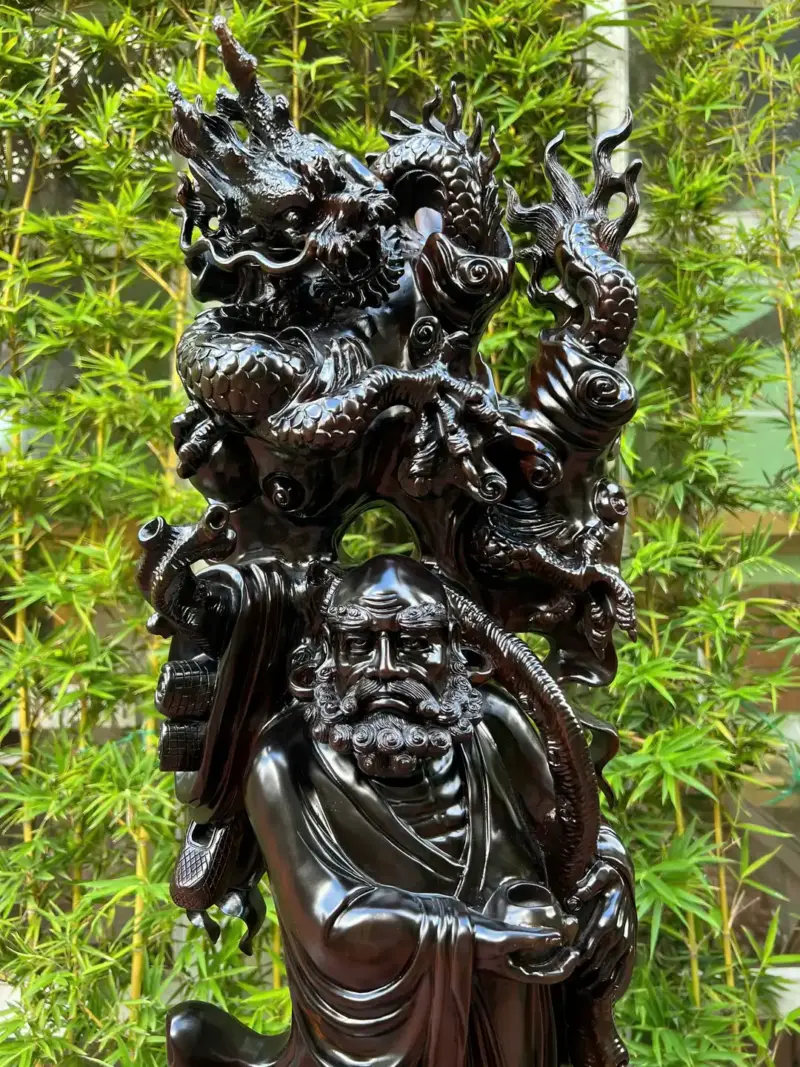 at-ma-hang-G5367-2 Tượng Đạt Ma Hàng Long Phục Lân Hàng Kỹ Gỗ Mun Hoa Liền Khối G5367