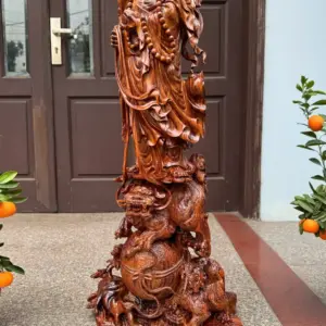 at-ma-hang-long-phuc-nghe-go-sua-bac-G5369-5 Tượng Đạt Ma Hàng Long Phục Nghê Gỗ Sưa Bắc Đỏ Hàng Kỹ Vip Nghệ Nhân Chế Tác G5369