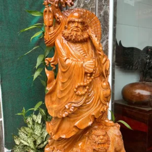 at-ma-su-G5898-3 Tượng Đạt Ma Sư Tổ Gỗ Ngọc Am Thơm Nức Hàng Kỹ Nét Liền Khối G5898