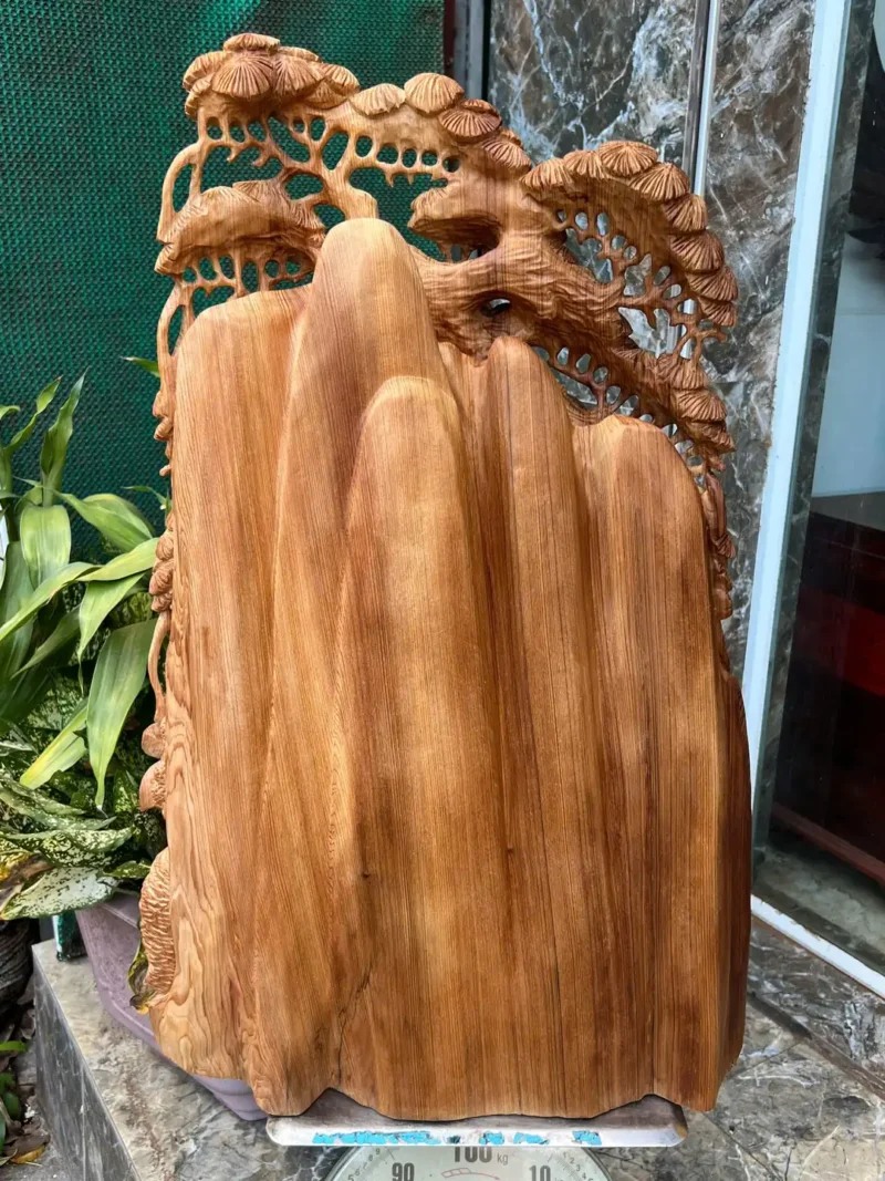 binh-tung-bon-G6276-5 Bình Tùng Bon Sai Gỗ Ngọc Am Thơm Nức Hàng Kỹ Nét Liền Khối G6276