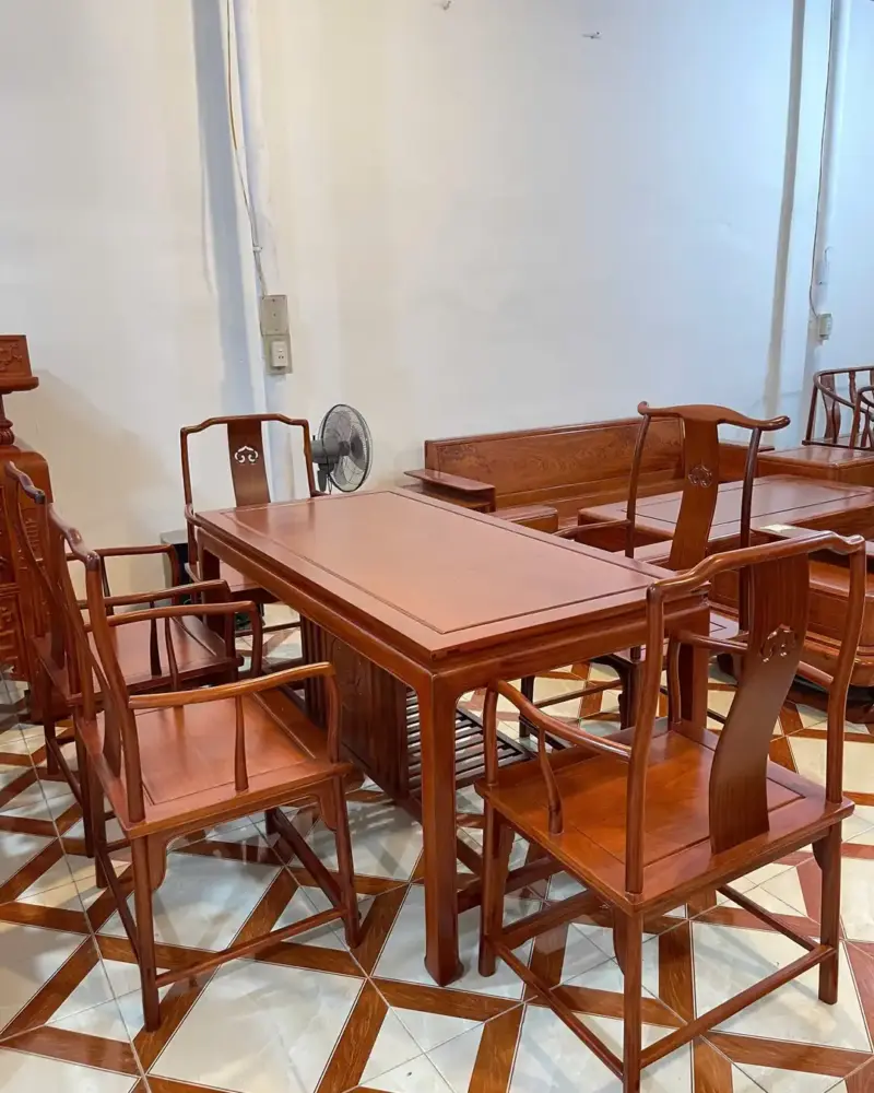 bo-ban-tra-G5546-1 Bộ Bàn Trà 6 Món Gỗ Hương Nam Phi G5546