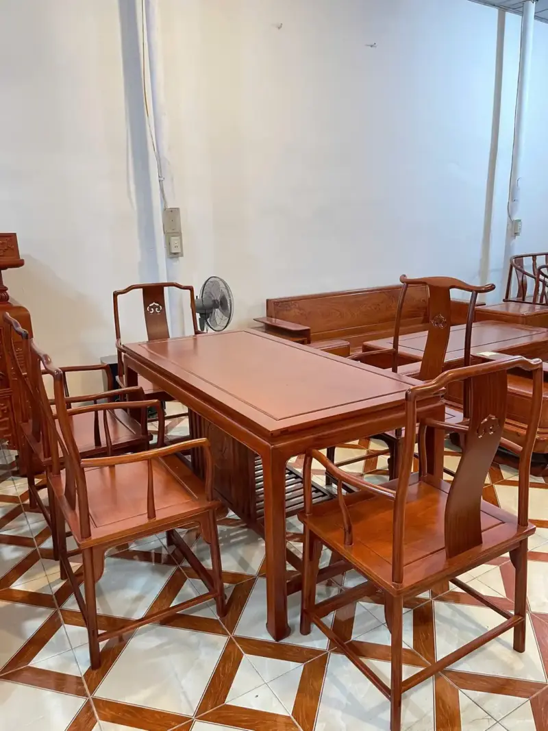 bo-ban-tra-G5546-1 Bộ Bàn Trà 6 Món Gỗ Hương Nam Phi G5546