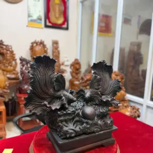 ca-xiem-tai-G5480-3 Tượng Cá Xiêm Tài Lộc Liền Khối G5480