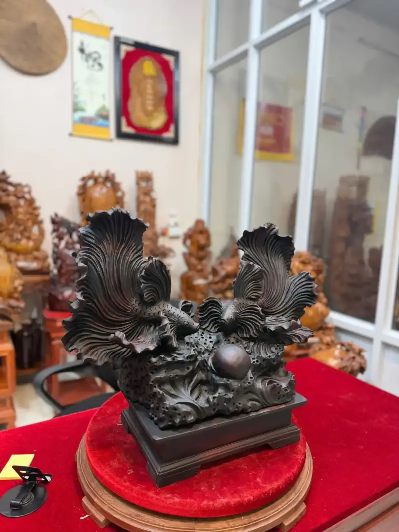 ca-xiem-tai-G5480-3 Tượng Cá Xiêm Tài Lộc Liền Khối G5480