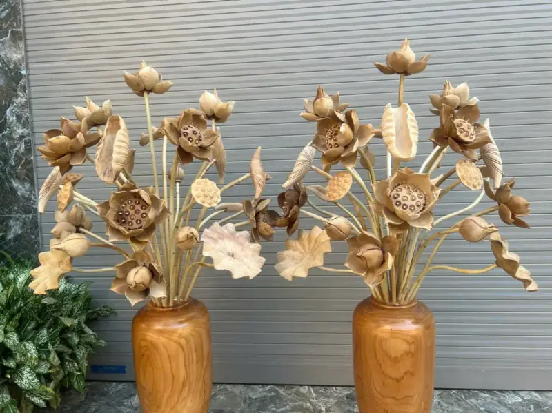 cap-binh-hoa-G5641-3 Cặp Bình Hoa Sen Thơm Bông To Đẹp G5641