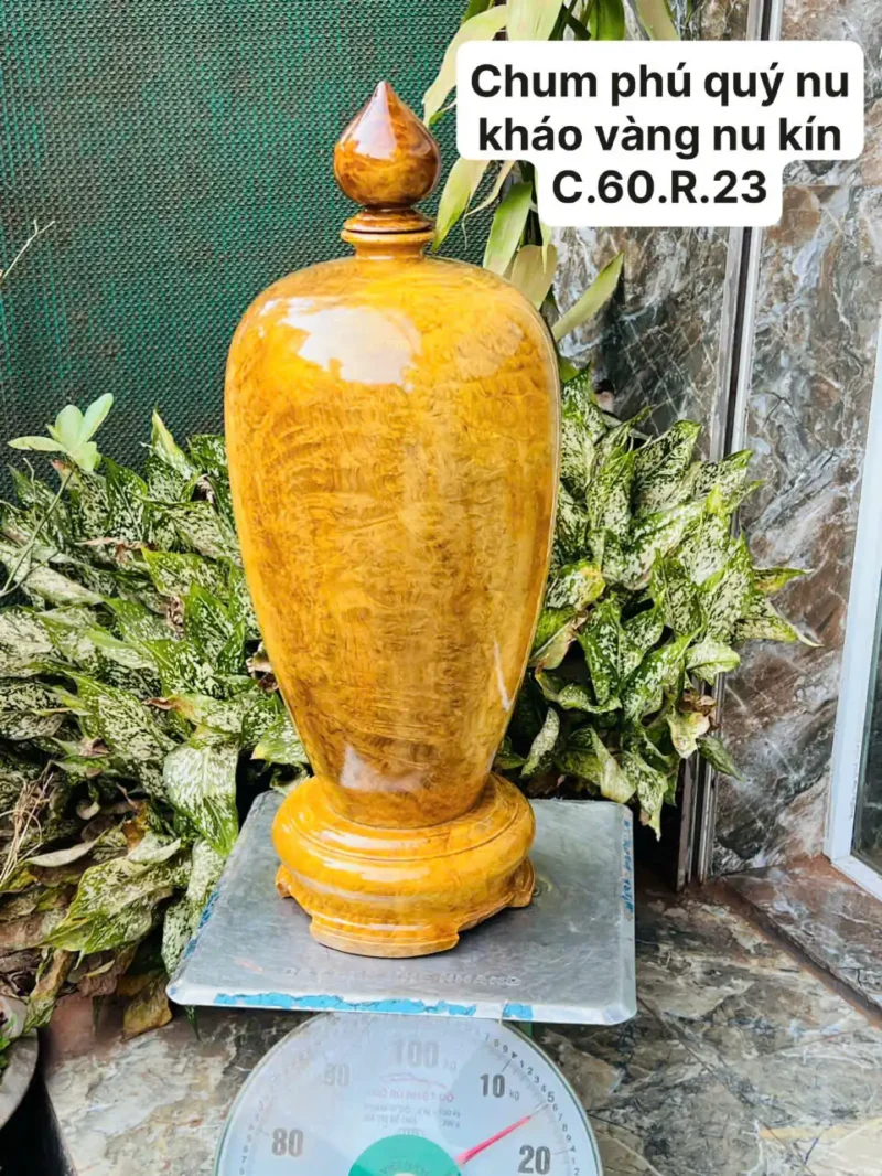 chum-phu-quy-G5928-1 Tượng Chum Phú Quý Nu Kháo Vàng Nu Kín Liền Khối G5928