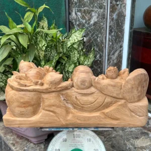 cu-di-lac-G6244-5 Tượng Cụ Di Lạc Gỗ Ngọc Am Thơm Nức Hàng Kỹ Nét Liền Khối G6244
