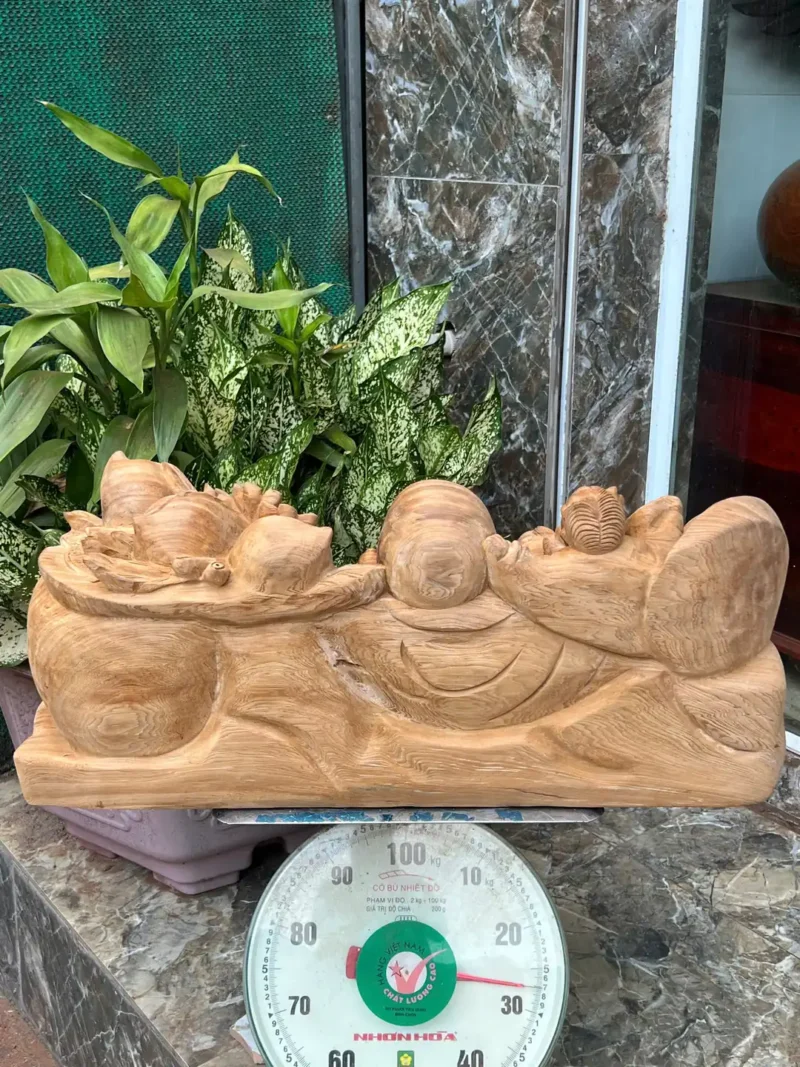 cu-di-lac-G6244-5 Tượng Cụ Di Lạc Gỗ Ngọc Am Thơm Nức Hàng Kỹ Nét Liền Khối G6244