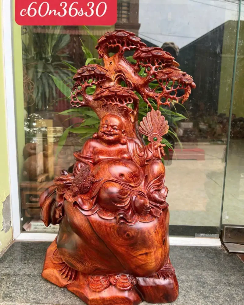 Tượng Cụ Di Lặc Cẩm Hàng Đục Kỹ Sắc Nét G6425