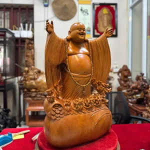 di-lac-nghenh-hy-tu-phuong-go-ngoc-am-G5869-2 Tượng Di Lặc Nghênh Hỷ Tứ Phương Gỗ Ngọc Am Hàng Đục Tay G5869