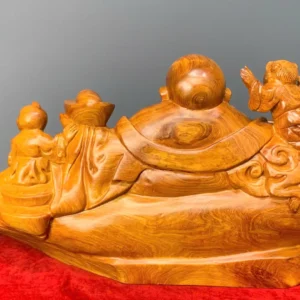 di-lac-ngoi-go-huong-ta-G5871-5 Tượng Di Lặc Ngồi Gỗ Hương Ta Liền Khối G5871