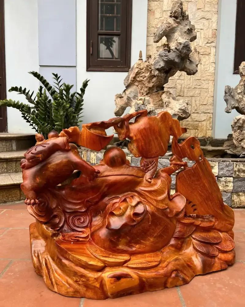 di-lac-ngu-G5482-1 Tượng Di Lặc Ngũ Phúc Hương Ta To Đẹp Liền Khối G5482
