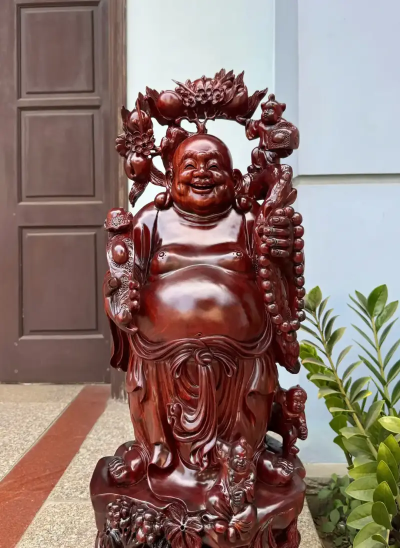 di-lac-tam-phuc-thuan-nghe-han_6e43fdd4 Tượng Di Lặc Tam Phúc Thuần Nghê Hàng Kỹ Đẹp Trạm Tay Sắc Nét Gỗ Tử Đàn Liền Khối G5312