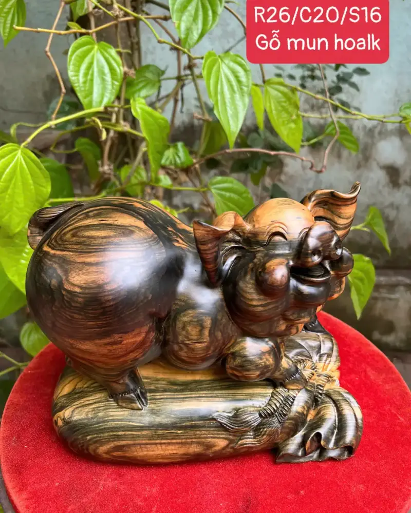 heo-mun-hoa-G5766-1 Tượng Heo Mun Hoa Hàng Đẹp Liền Khối G5766