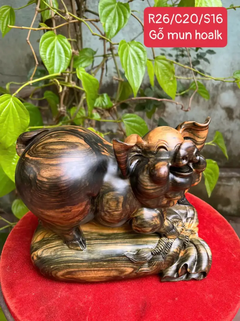 heo-mun-hoa-G5766-1 Tượng Heo Mun Hoa Hàng Đẹp Liền Khối G5766