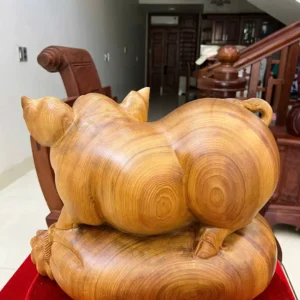 heo-nam-bao-G6269-5 Tượng Heo Nằm Bao Tiền Ngọc Am Chất Nặng Thơm Liền Khối G6269