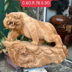 ho-go-ngoc-G5852-1 Tượng Hổ Gỗ Ngọc Am Thơm Nức Hàng Kỹ Nét Liền Khối G5852