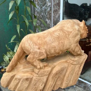 ho-go-ngoc-G5852-5 Tượng Hổ Gỗ Ngọc Am Thơm Nức Hàng Kỹ Nét Liền Khối G5852