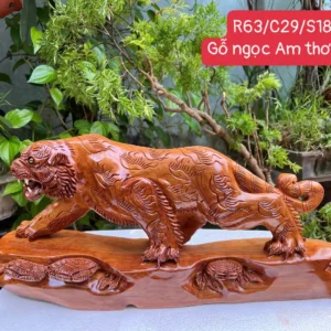 ho-go-ngoc-am-G5951-1 Tượng Hổ Gỗ Ngọc Am Thơm Liền Khối G5951