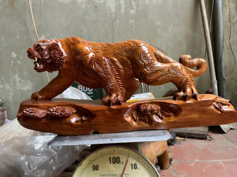 ho-go-ngoc-am-G5951-2 Tượng Hổ Gỗ Ngọc Am Thơm Liền Khối G5951
