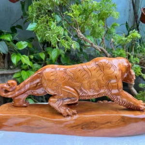 ho-go-ngoc-am-G5951-4 Tượng Hổ Gỗ Ngọc Am Thơm Liền Khối G5951
