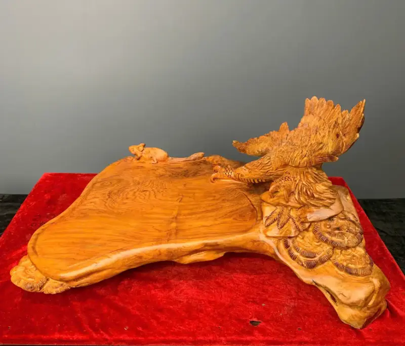 khay-tra-go-huong-ta-G5767-4 Khay Trà Gỗ Hương Ta Liền Khối G5767