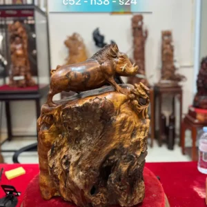 lon-rung-chun-G5953-1 Tượng Lợn Rừng Chun Lũa Hương Ta Liền Khối G5953