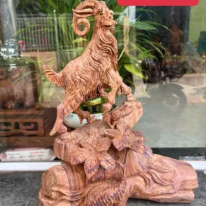 nhat-duong-G5879-1 Tượng Nhất Dương Gỗ Sưa Hàng Đục Kỹ Sắc Nét G5879