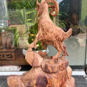 nhat-duong-G5879-3 Tượng Nhất Dương Gỗ Sưa Hàng Đục Kỹ Sắc Nét G5879