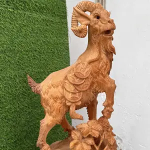 nhat-duong-go-ngoc-am-G5694-4 Tượng Nhất Dương Gỗ Ngọc Am Liền Khối G5694