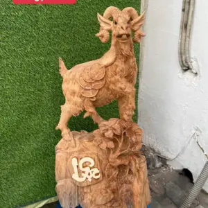 nhat-duong-go-ngoc-am-G5695-1 Tượng Nhất Dương Gỗ Ngọc Am Liền Khối G5695
