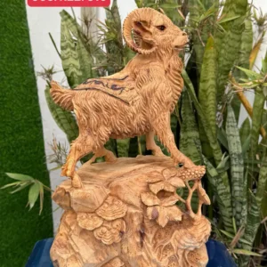 nhat-duong-go-ngoc-am-G5957-1 Tượng Nhất Dương Gỗ Ngọc Am Liền Khối Hàng Nhiều Dầu Thơm Nức G5957