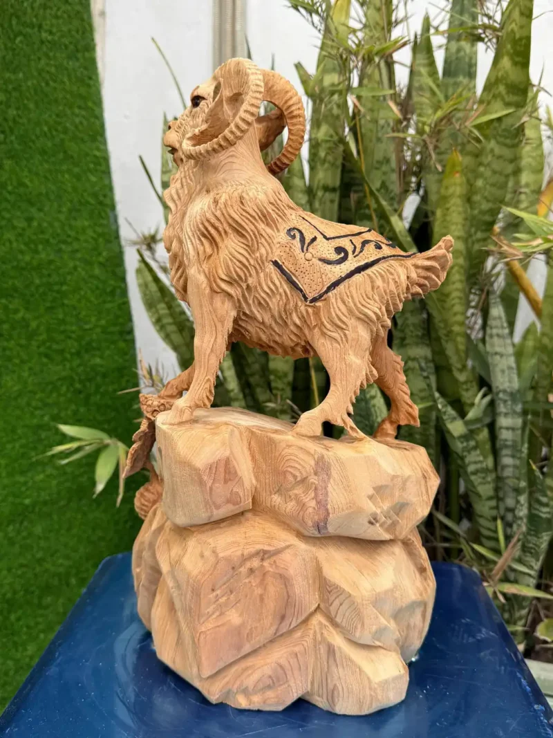 nhat-duong-go-ngoc-am-G5957-4 Tượng Nhất Dương Gỗ Ngọc Am Liền Khối Hàng Nhiều Dầu Thơm Nức G5957