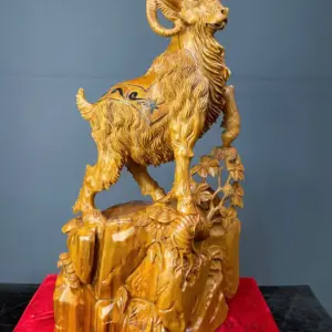 nhat-duong-tai-loc-go-ngoc-am-G5771-1 Tượng Nhất Dương Tài Lộc Gỗ Ngọc Am Liền Khối G5771