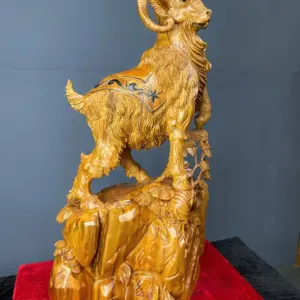nhat-duong-tai-loc-go-ngoc-am-G5771-4 Tượng Nhất Dương Tài Lộc Gỗ Ngọc Am Liền Khối G5771