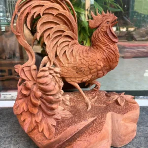 nhat-ke-huong-G6229-4 Tượng Nhất Kê Hương Ta Liền Khối 99 Hàng Đục Kỹ Sắc Nét Sẵn G6229