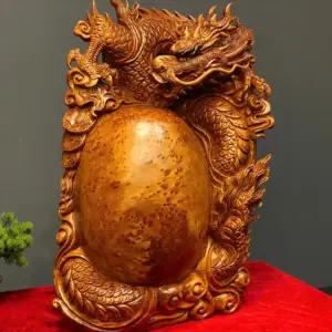 nhat-long-tran-binh-go-nu-ngoc-G5728-3 Tượng Nhất Long Trấn Bình Gỗ Nu Ngọc Am Liền Khối G5728