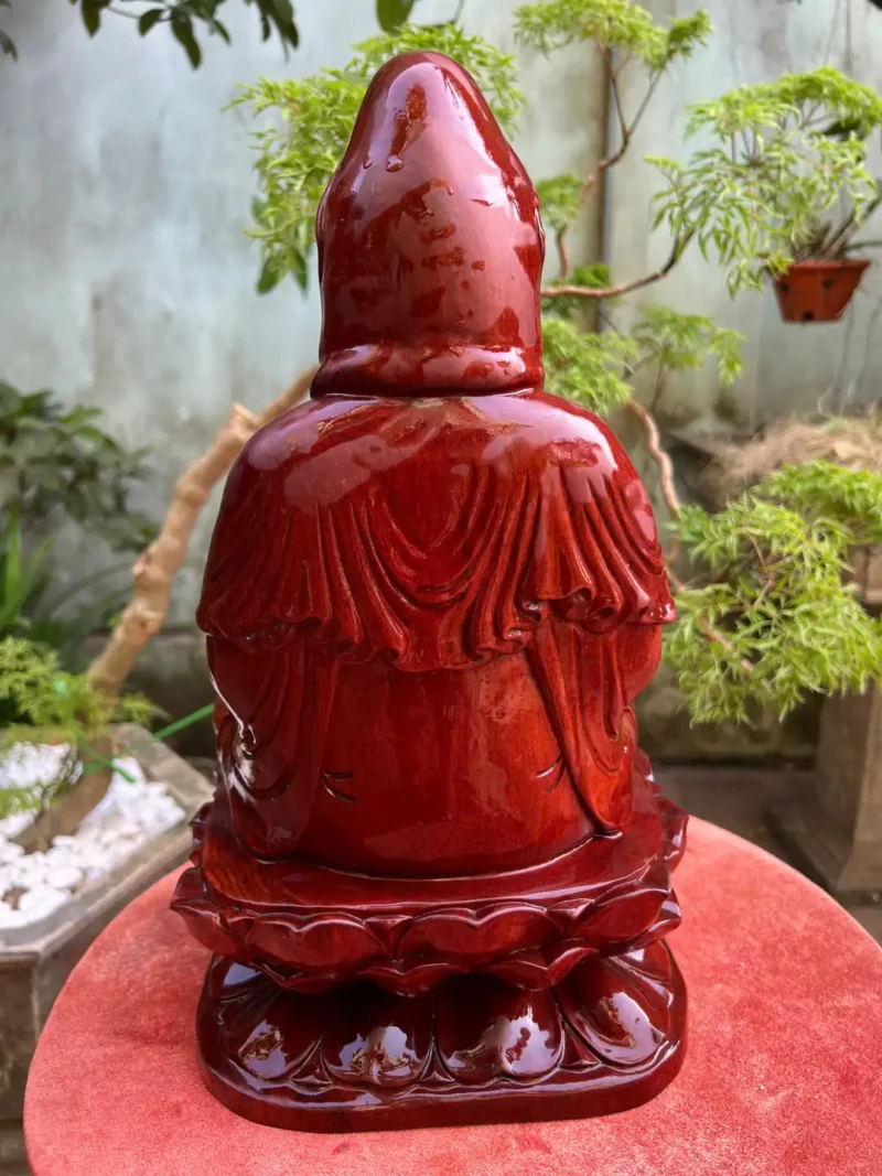 phat-ba-ngoi-G6292-2 Tượng Phật Bà Ngồi Đài Sen Gỗ Hương Ta Liền Khối G6292